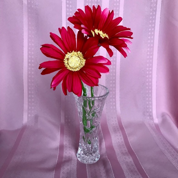 Lenox Fine Crystal Vases set of 2 - Picture 4 of 10